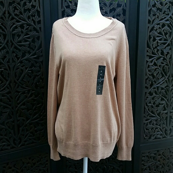 Worthington Sweaters - Worthington Caramel Sweater